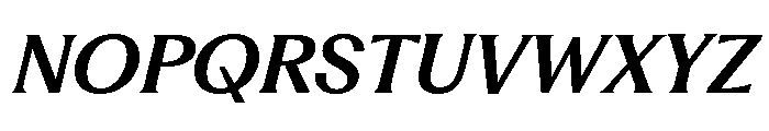 Fragment Glare SemiBold Italic Font UPPERCASE