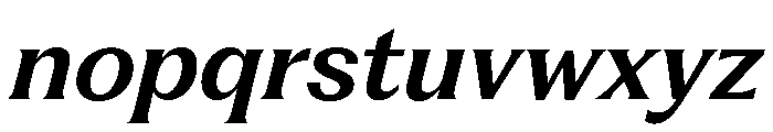 Fragment Glare SemiBold Italic Font LOWERCASE