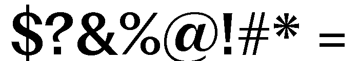 Fragment Glare SemiBold Font OTHER CHARS