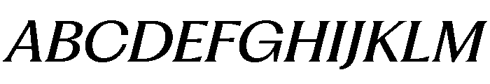 Fragment Glare Variable Regular 14 Font UPPERCASE