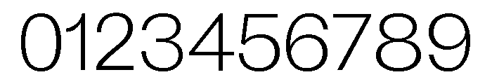 Fragment Sans ExtraLight Font OTHER CHARS