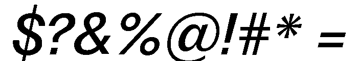 Fragment Sans Medium Italic Font OTHER CHARS
