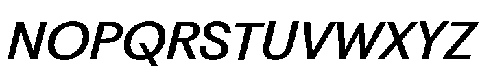 Fragment Sans Medium Italic Font UPPERCASE