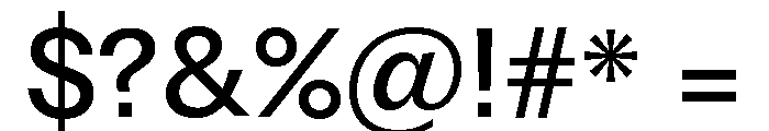 Fragment Sans Medium Font OTHER CHARS