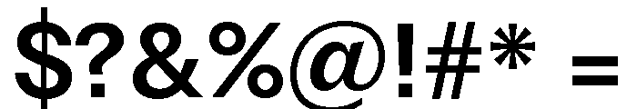 Fragment Sans SemiBold Font OTHER CHARS