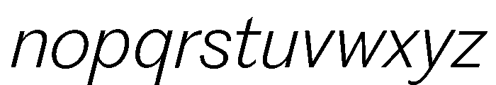 Fragment Sans Variable Regular 11 Font LOWERCASE