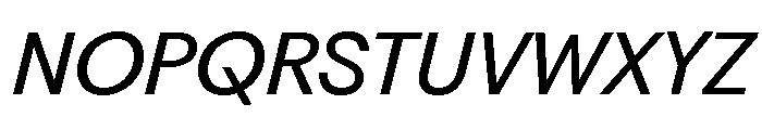 Fragment Sans Variable Regular 13 Font UPPERCASE