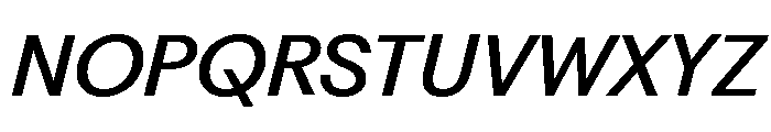Fragment Sans Variable Regular 14 Font UPPERCASE