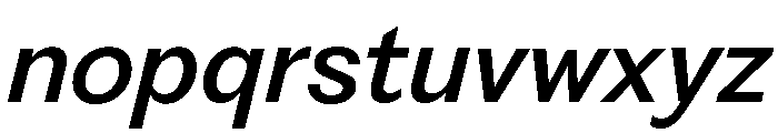 Fragment Sans Variable Regular 14 Font LOWERCASE
