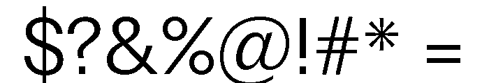 Fragment Sans Variable Regular 3 Font OTHER CHARS
