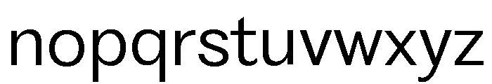 Fragment Sans Variable Regular 3 Font LOWERCASE