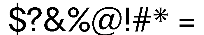 Fragment Sans Variable Regular 4 Font OTHER CHARS