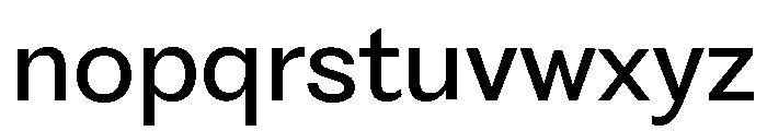 Fragment Sans Variable Regular 4 Font LOWERCASE