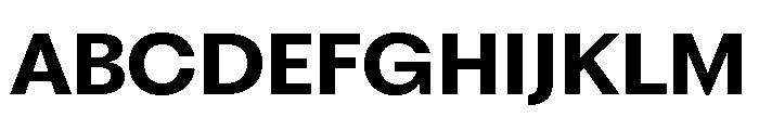 Fragment Sans Variable Regular 7 Font UPPERCASE