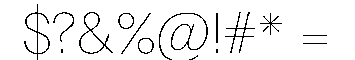 Fragment Sans Variable Regular Font OTHER CHARS