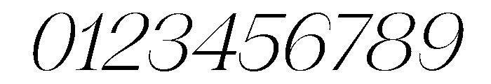 Fragment Serif ExtraLight Italic Font OTHER CHARS