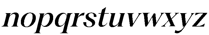 Fragment Serif Medium Italic Font LOWERCASE