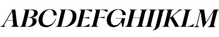 Fragment Serif SemiBold Italic Font UPPERCASE