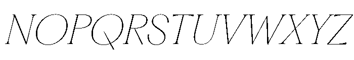 Fragment Serif Variable Regular 10 Font UPPERCASE