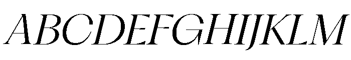 Fragment Serif Variable Regular 12 Font UPPERCASE