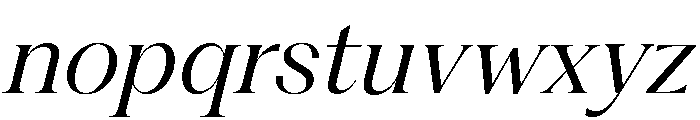 Fragment Serif Variable Regular 12 Font LOWERCASE