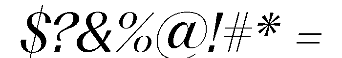 Fragment Serif Variable Regular 13 Font OTHER CHARS