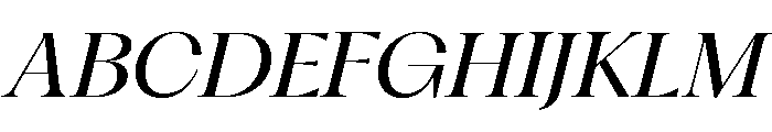Fragment Serif Variable Regular 13 Font UPPERCASE