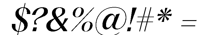 Fragment Serif Variable Regular 14 Font OTHER CHARS