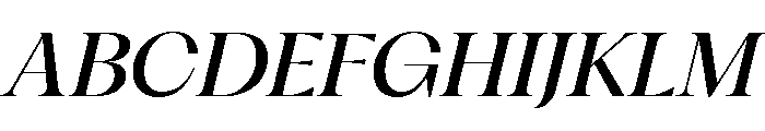 Fragment Serif Variable Regular 14 Font UPPERCASE
