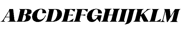 Fragment Serif Variable Regular 18 Font UPPERCASE