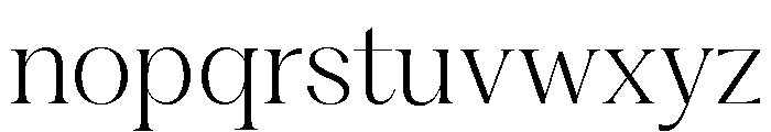Fragment Serif Variable Regular 2 Font LOWERCASE