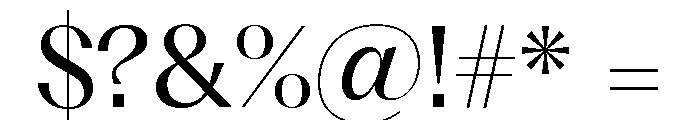Fragment Serif Variable Regular 4 Font OTHER CHARS