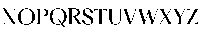 Fragment Serif Variable Regular 4 Font UPPERCASE