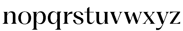 Fragment Serif Variable Regular 4 Font LOWERCASE