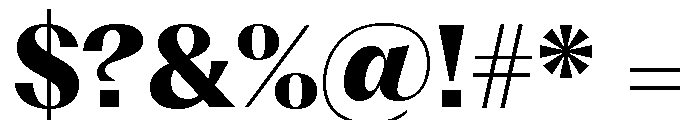 Fragment Serif Variable Regular 8 Font OTHER CHARS