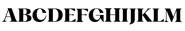 Fragment Serif Variable Regular 8 Font UPPERCASE
