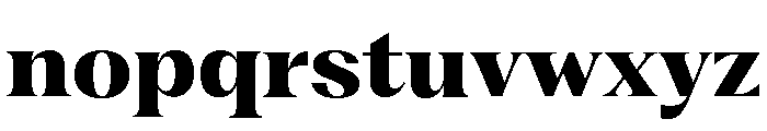 Fragment Serif Variable Regular 8 Font LOWERCASE