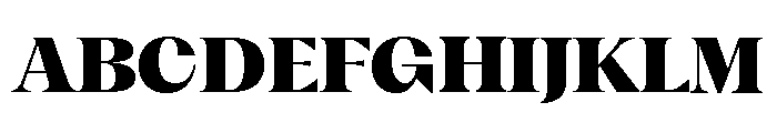 Fragment Serif Variable Regular 9 Font UPPERCASE