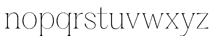 Fragment Serif Variable Regular Font LOWERCASE