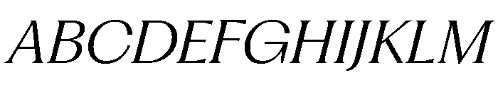 Fragment Text Light Italic Font UPPERCASE