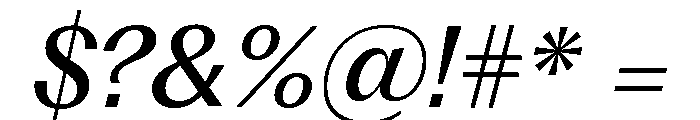 Fragment Text Medium Italic Font OTHER CHARS