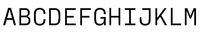 Fraktion Mono 3 Font UPPERCASE