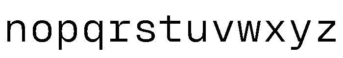 Fraktion Mono 3 Font LOWERCASE