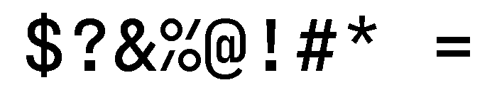 Fraktion Mono 5 Font OTHER CHARS