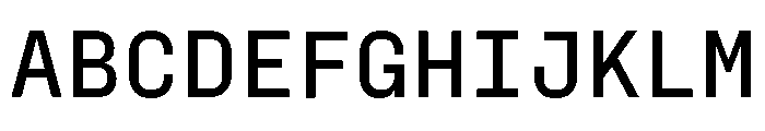 Fraktion Mono 5 Font UPPERCASE