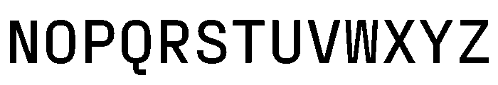 Fraktion Mono 5 Font UPPERCASE