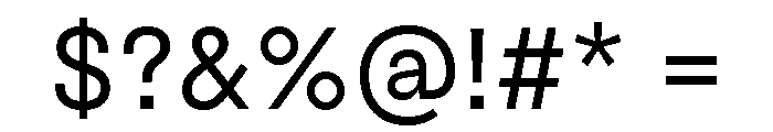 Fraktion Sans 4 Font OTHER CHARS