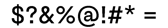 Fraktion Sans 5 Font OTHER CHARS