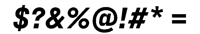 FraktionSansItalic BlackItalic Instance Font OTHER CHARS