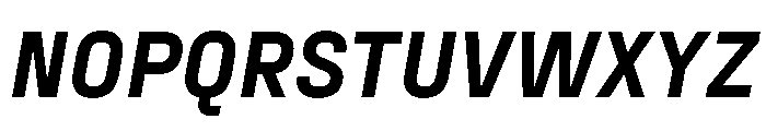 FraktionSansItalic BlackItalic Instance Font UPPERCASE